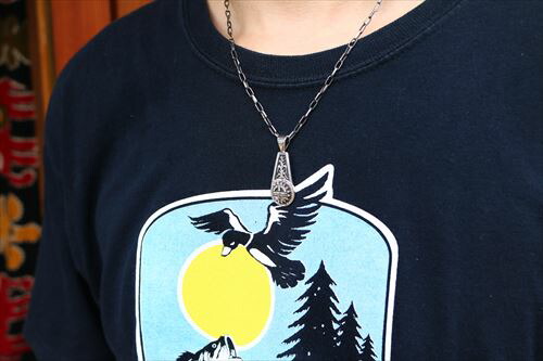 インディアンアンティーク ジュエリー ホピ族親 Charleston Lewis チャールストン ルイスプロダクション 3dサン面とトウキビの シャンデリア頭 Daemlu Cl