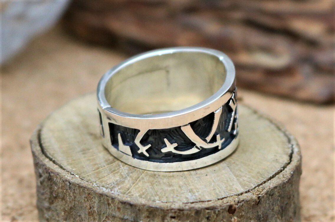 楽天市場 インディアンジュエリー ホピ族 Gerald Lomaventema ジェラルド ロマヴェンテマ 作 ココペリとサンダークラウド リング 11号 インディアンジュエリー Silver501