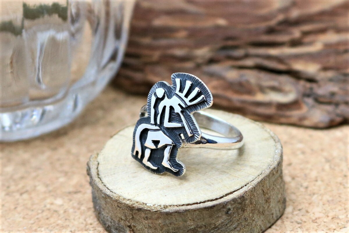 インディアンジュエリー　ホピ ベア リング（20〜21号） INDIAN JEWELRY - 【新品✨】インディアンジュエリー ホピ族