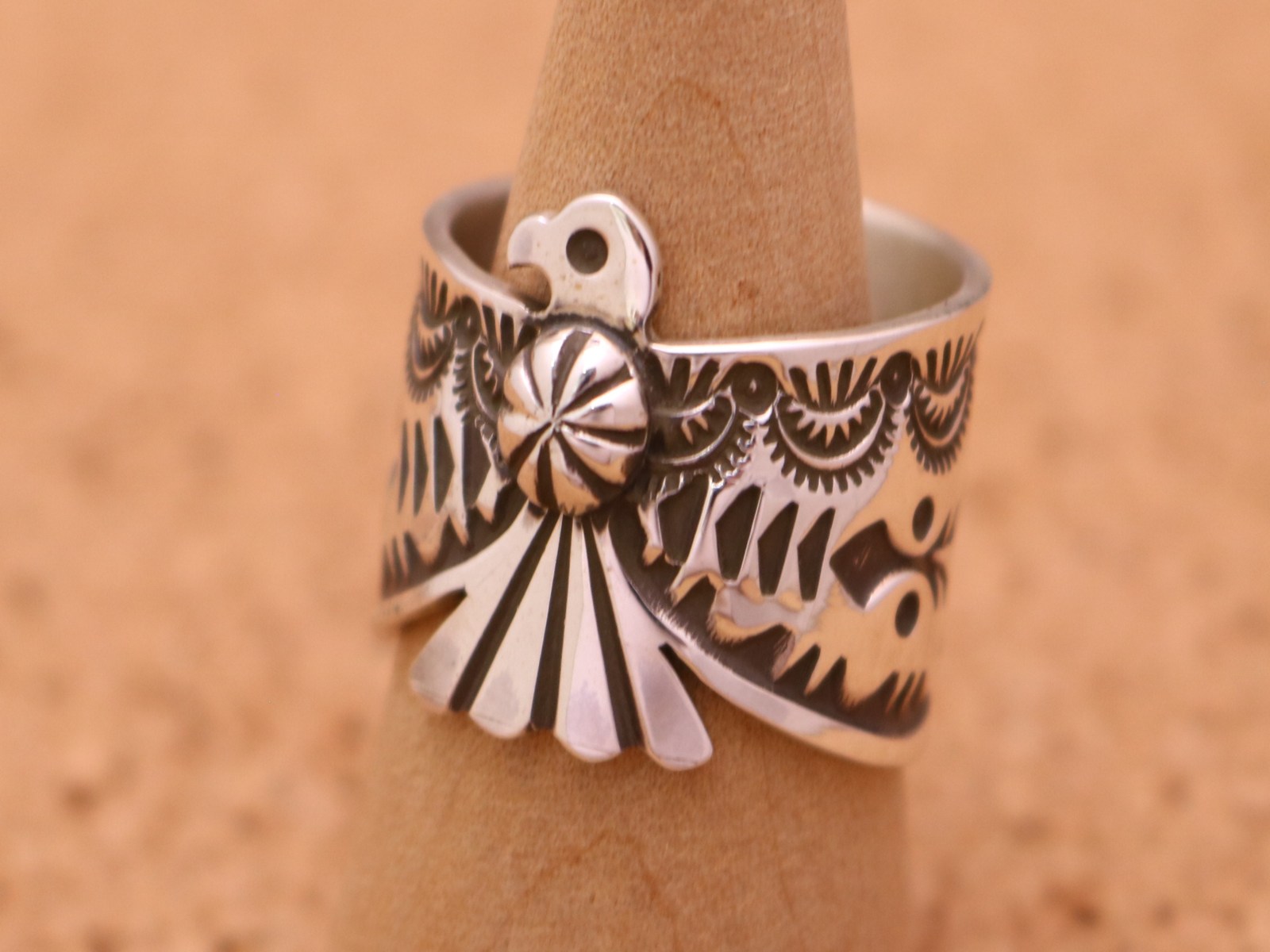 ダレルキャドマン　リング　ナバホ インディアンジュエリー インディアンジュエリー ナバホ族のターコイズリング ネイティブ