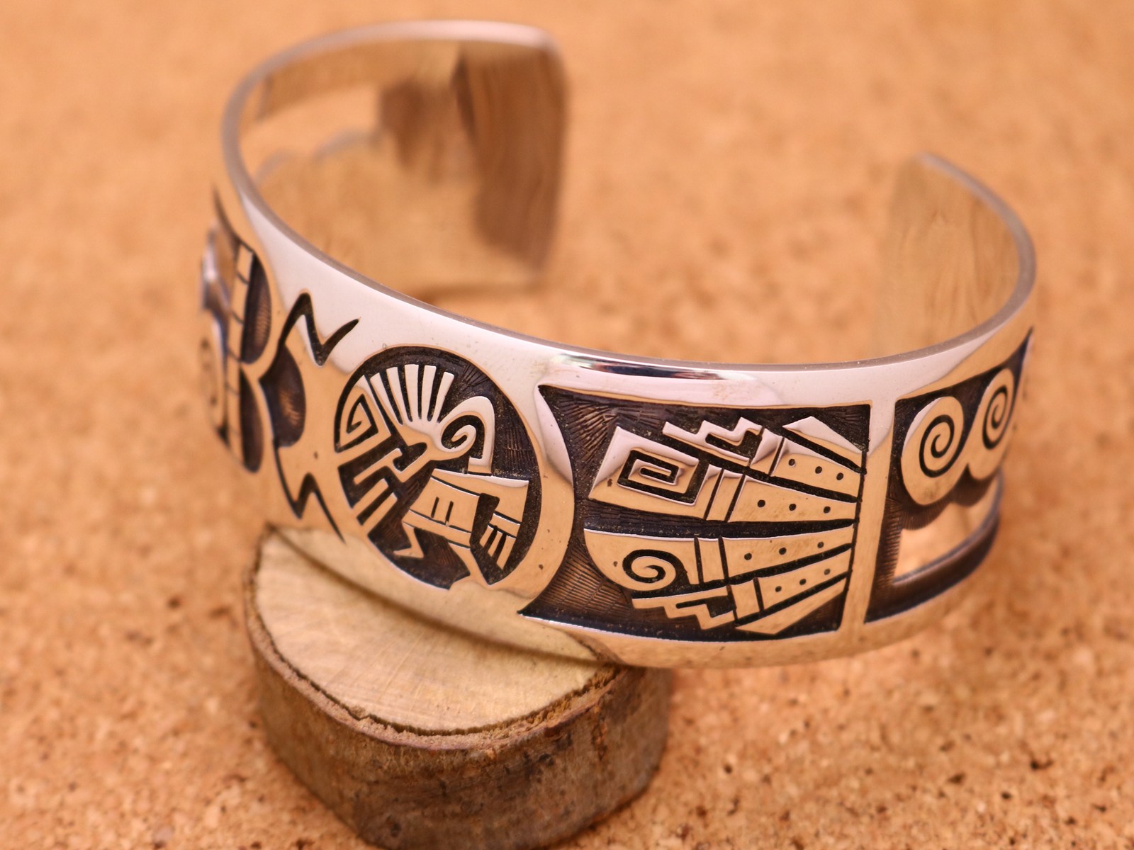 楽天市場】インディアンジュエリーオーバーレイ バングル ホピ族