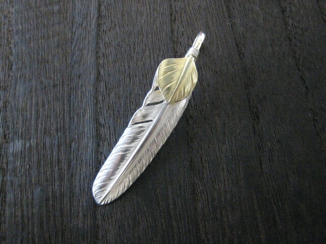 Silver501　ハートフェザー　トップ 楽天市場】18金 ハートフェザー付き フェザー トップ【M・左