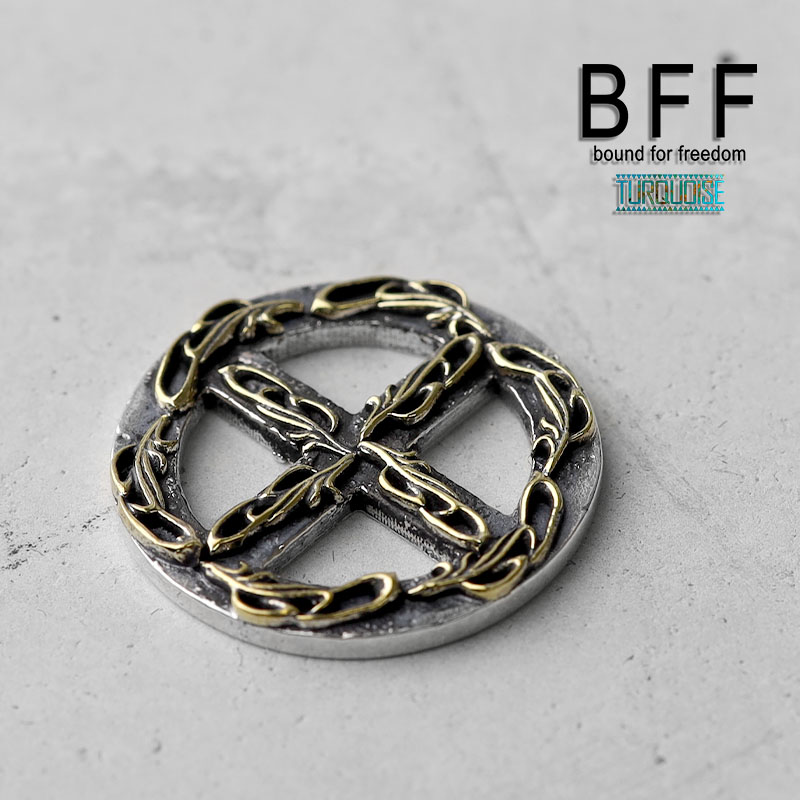 ＼ MAX20％OFFクーポン ／ BFF ブランド 唐草 ホイール シルバー925 silver ゴールド 金色 カスタム ネイティブ インディアンジュエリー アクセサリーパーツ 父の日
