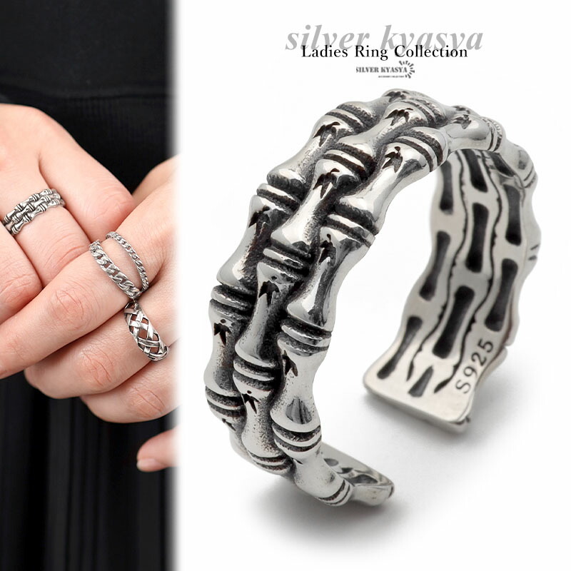 BEAMS３連シルバー ゴールド (23号）リング&バングル の3点セット BEAMS3連シルバー ゴールド (23号）リング&バングル の3点セット