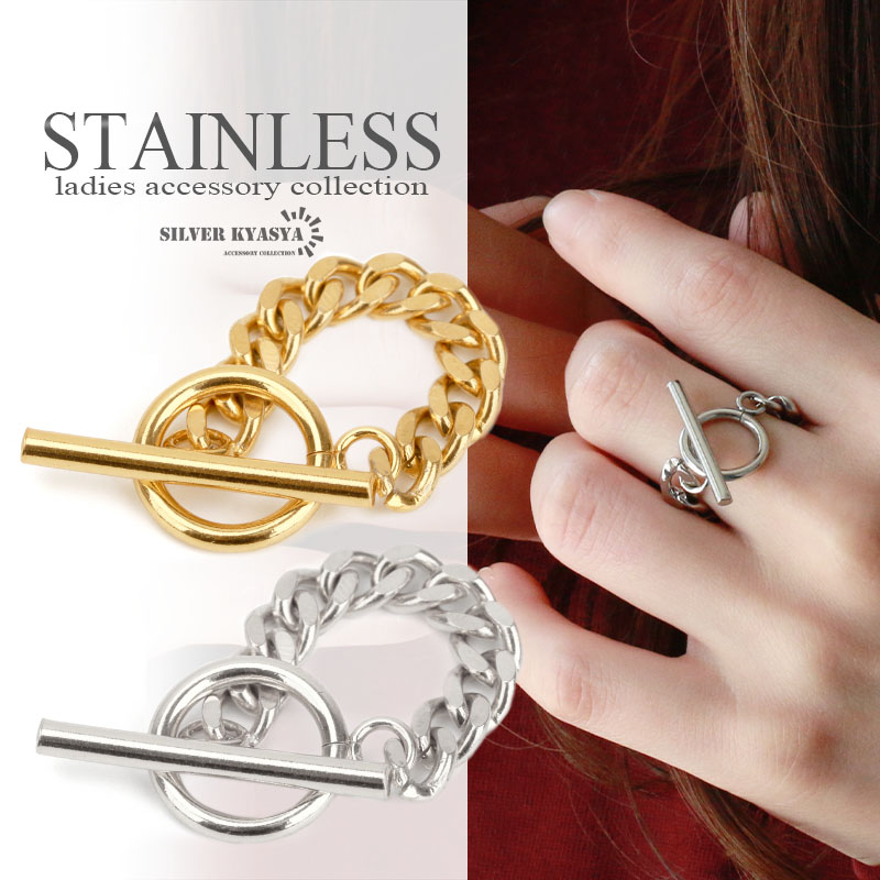 楽天市場】ステンレス リング チェーン ベルト メタルバンド チェーン