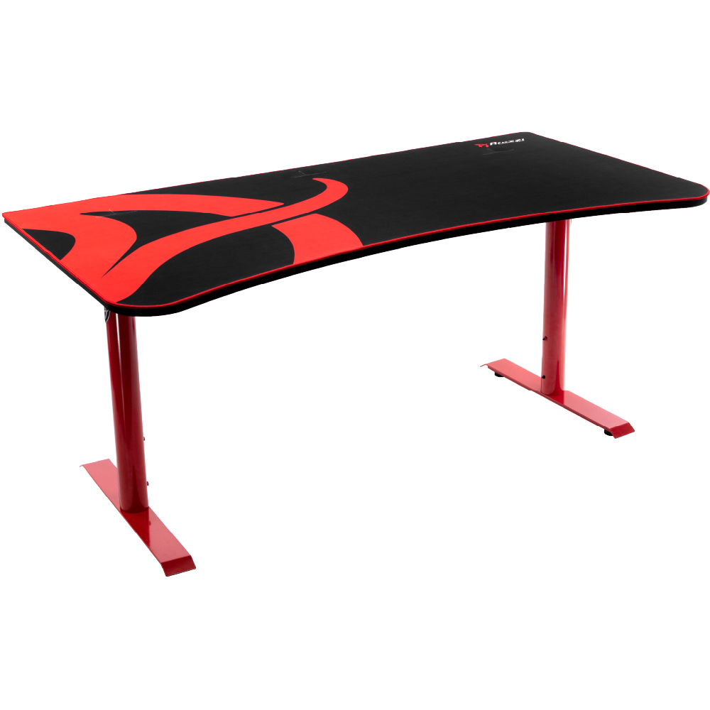 Arena Gaming Desk Grey ARENA-RED ゲーミングデスク DARK-GREY Red