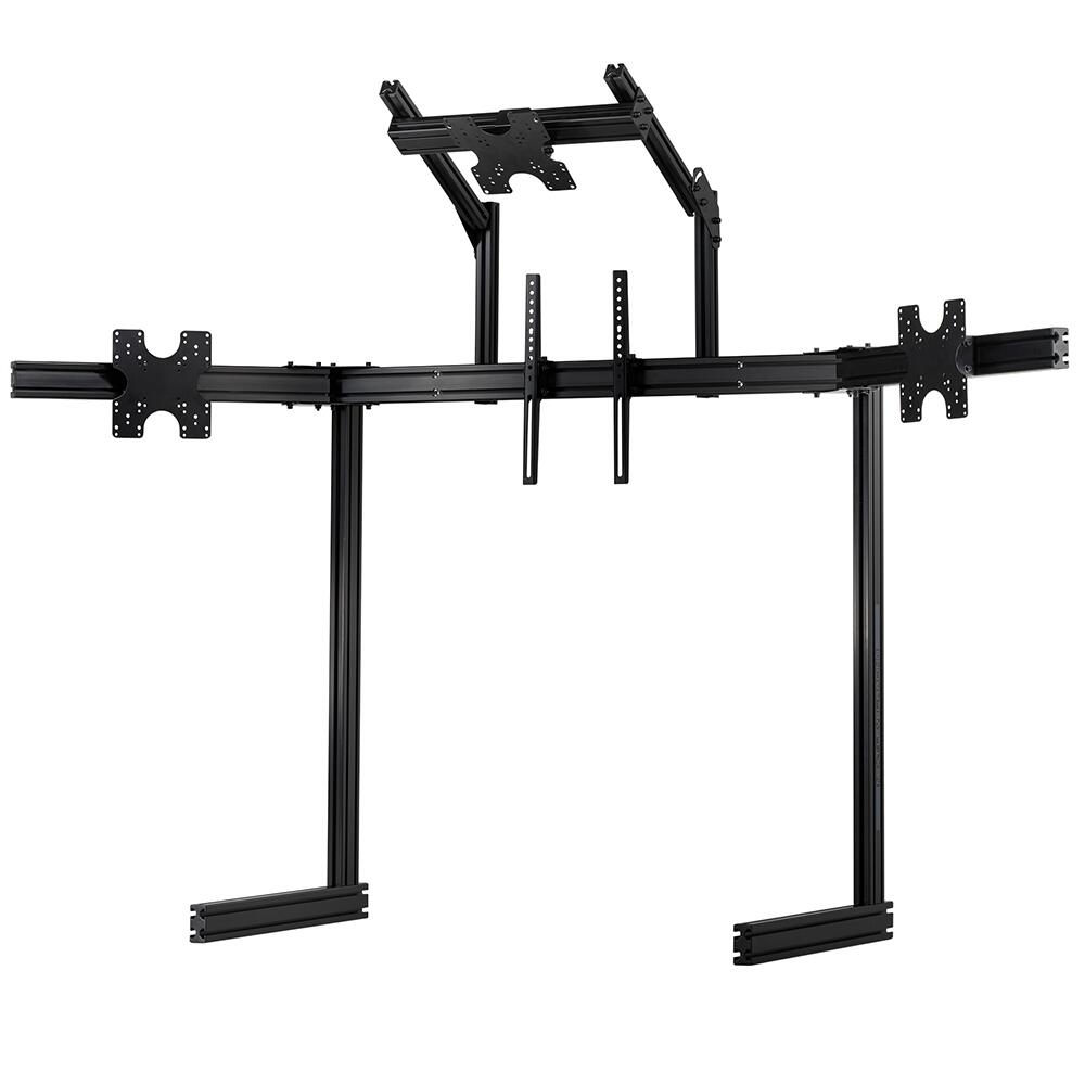 【国内置き目品】Next Level Racing Elite Freestanding Quad Monitor Stand Black NLR-E037 管する照明ランプ
