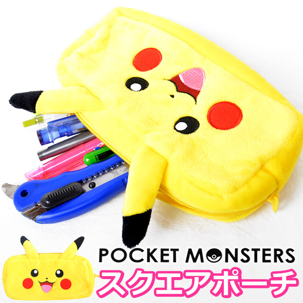 楽天市場 ポケモン ペンケース ピカチュウ イーブイ ピカチュウ M便 1 1 ランドセルと文房具 シブヤ文房具