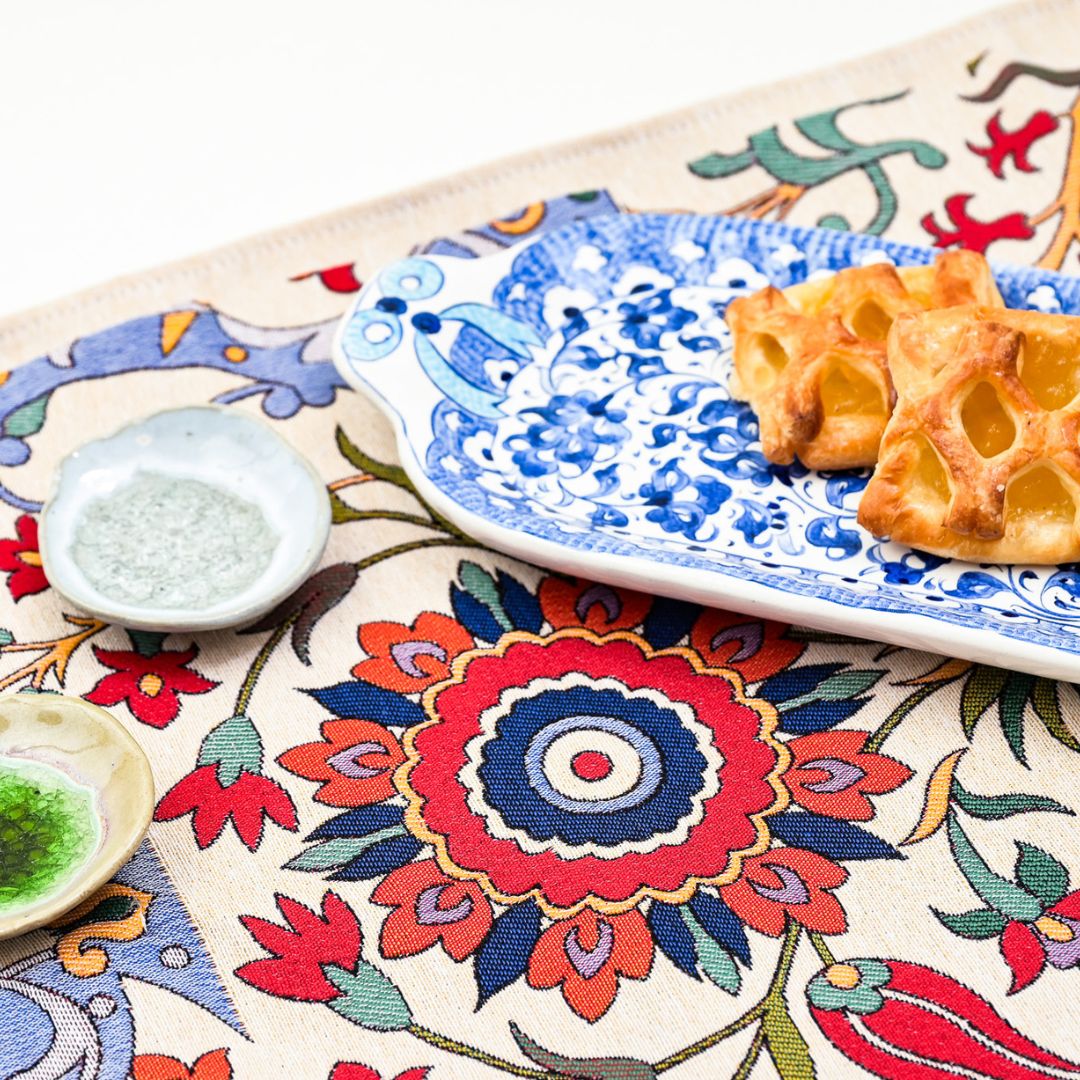 楽天市場】トルコの伝統的なデザインを取り入れたテーブルセンター