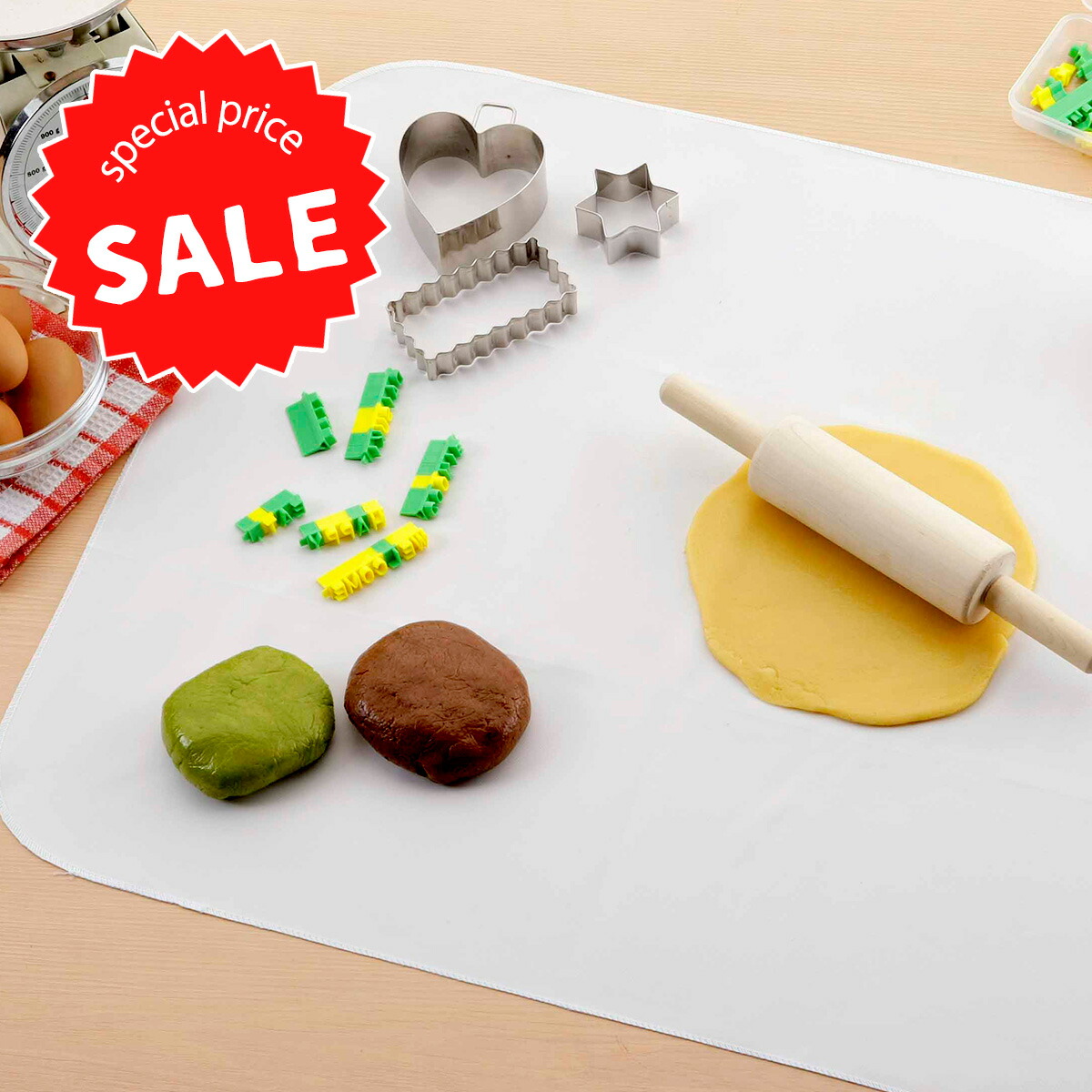 楽天市場 お菓子の友 クッキー ケーキ用マット 70 60cm汚れ防止 型抜き クッキー作りお菓子作り パン作り すべりにくい下村企販 燕三条 ツバメ 日本製 エルル