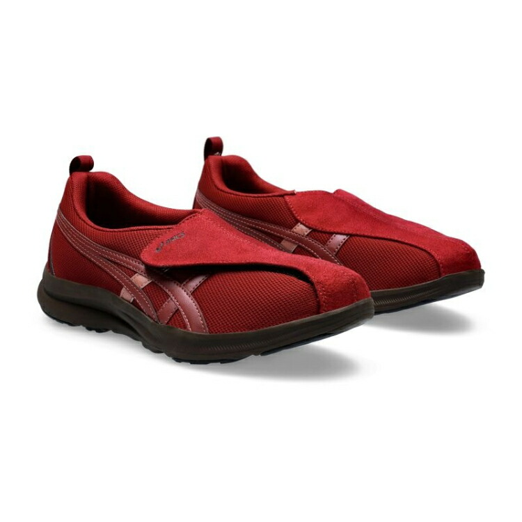 asics アシックス商事 LIFEWALKER W018 ぶどう酒ｘラベンダー 25 1242A018 600 | 靴 シューズ スニーカー ウォーキングシューズ レディースシューズ 置き目とり捨てる レディース 運動すること靴 通い靴 面チャック 運動すること ほっつき歩く 旅する 社会復帰 日常使い走り 幅ひろい 広広とした 軽さ 消臭 好いたらしい