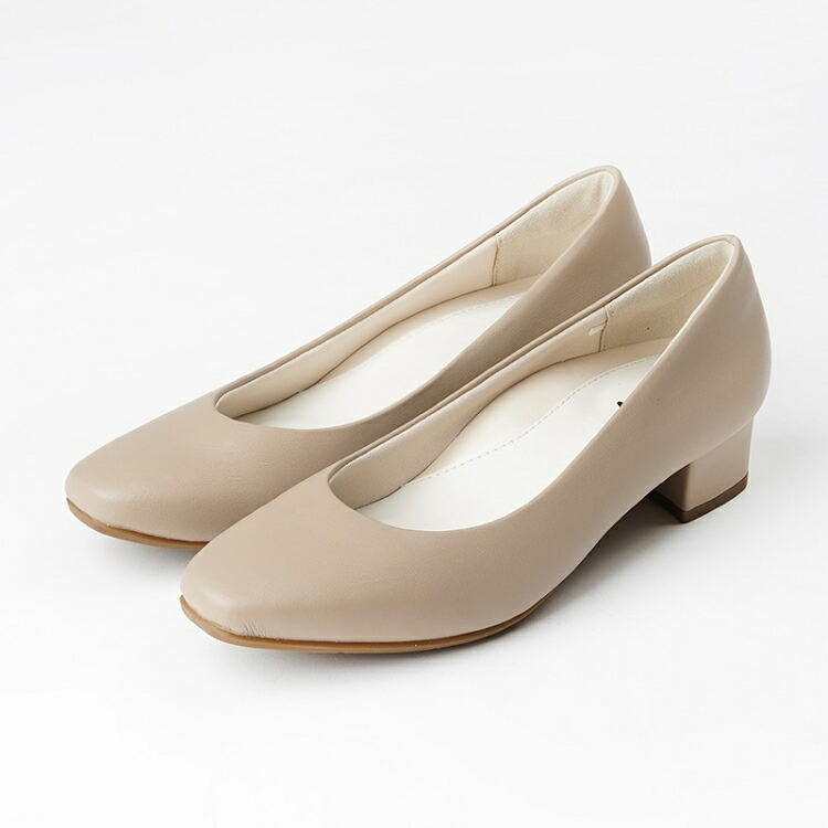 asics アシックス商事 ROOMY PUMPS ベージュ 24 AO-10242 33 | 靴 シューズ パンプス 置き目踵 レディースシューズ レディース 御祝い 日常使い走り 座蒲団性 やわらかい 嵌まる感 脱ぎ履き分かりやすい 幅ひろい 美パンプス 心地よい フォーマル
