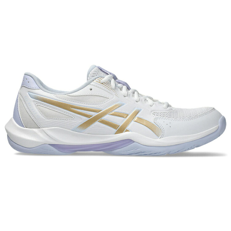 asics アシックス GEL-ROCKET 12 WHITE/CHAMPAGNE 26.5 1073A080 102 | 靴 くつ シューズ スポーツシューズ ハンドボール バドミントン ユニ一発やる 男女兼用 インドア運動競技 運動競技 運動すること 釣りあい性 座布団性 受け支える フットウェア 差し上げ物 差し上げ物