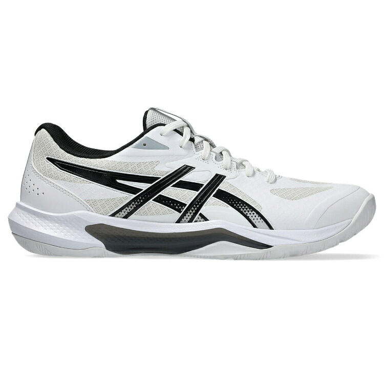 asics アシックス GEL-TACTIC 13 WHITE/BLACK 23 1073A079 100 | 靴 くつ シューズ スポーツシューズ インドア運動競技 屋内運動競技 室内運動競技 通気性 ムレ和らげる 受け支える ユニ一発やる 男女兼用 運動競技 運動すること フットウェア 差し上げ物