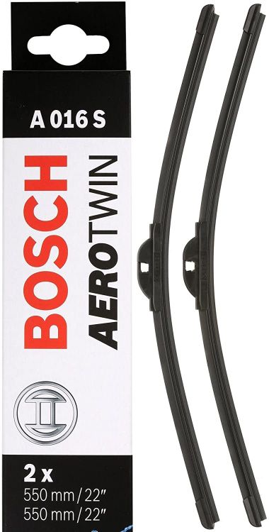 Bosch ボッシュ ワイパーブレード 輸入車用 Aerotwin エアロツイン 2本 セット 550 550 Mm A016s ワイパー ブレード 交換 ラバー ポリマー コーティング ゴム ワイパーゴム 車検 替え 雨 ガラス 水滴 キレイ ポリマーコーティングゴム ビビリ音 ガタツキ Diy