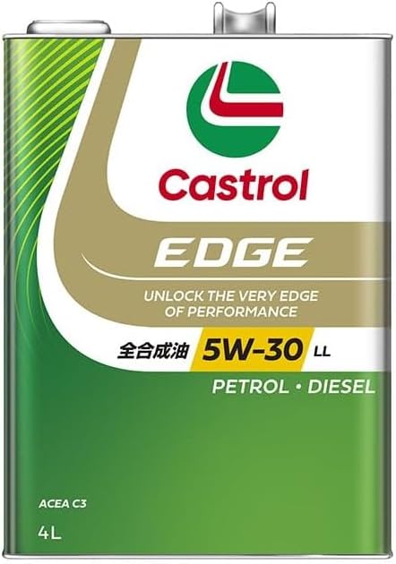 Castrol カストロールEDGE 5w-30LL C3 4L 1缶 楽天市場】Castrol カストロール エンジンオイル EDGE エッジ 5W
