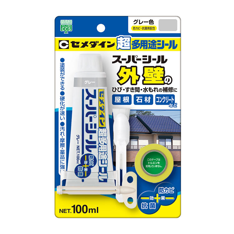 楽天市場】CEMEDINE セメダイン ひび割れシール ホワイト 120mL SX-012 | 住まい 外壁 ひび割れ 補修 最適 速硬化 外装 石材  パネル 強力 接着 雨もれ 充てん 補修 外壁目地 防水シール : SIMONS STORE