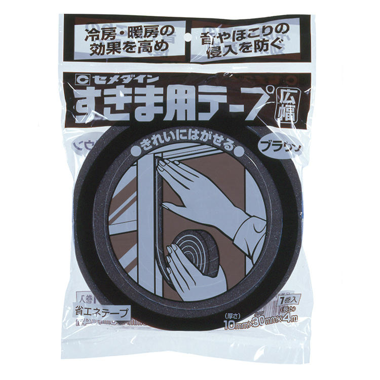 楽天市場】CEMEDINE セメダイン テープ状バスコーク 白 太幅 10mm×3M HJ-115 | すき間 埋める 充てん 防水テープ 洗面台  流し台 水周り すきま 補修 : SIMONS STORE