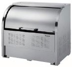 DAIKEN ダイケン ゴミ収集庫 グリーンストッカー CKS ステンレス 1000L CKS-1309型 | ゴミ箱 ごみ箱 ごみ捨て場 自治体 町内会 アパート マンション 集合住宅 収納庫 ダストボックス ゴミ収集箱 大型 屋外 大容量 物置 ゴミストッカー 新築 新居 ごみ ゴミ収集所 猫 対策｜SIMONS STORE