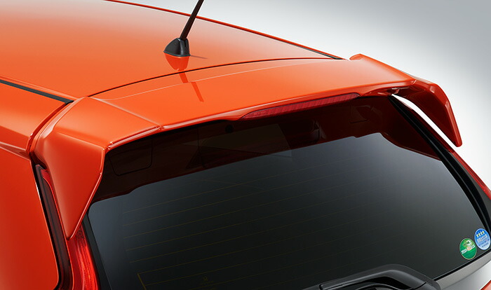 FIT フィット GE6-GE9 リア ルーフスポイラー 各色付ABS ホンダ FIT フィット GE6-GE9 リアルーフスポイラー 素地 未塗装