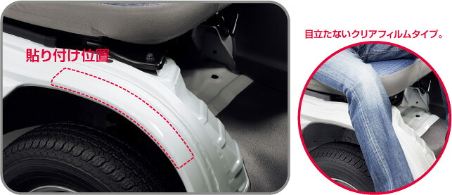 HONDA ホンダ ACTY TRUCK アクティ トラック ホンダ純正 タイヤハウス保護テープ (2017.2～仕様変更)( 08F05-TP8-000 )