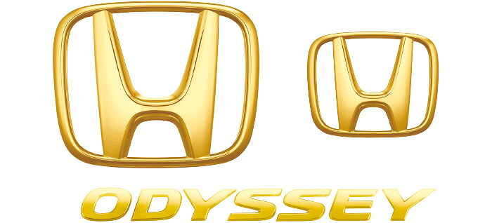 HONDA ホンダ 純正 ODYSSEY オデッセイ ゴールドエンブレム 2017.11～仕様変更 08F20-T6A-000A | エンブレム ロゴ 車 交換 部品 パーツ ポイント消化