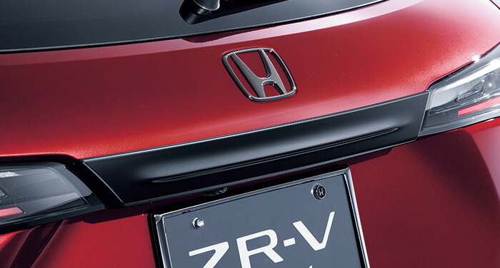 ホンダ純正オプション　ZR-V リアライセンスガーニッシュ 楽天市場】ホンダ ZR-V パーツ リアガーニッシュ 1P バックドア