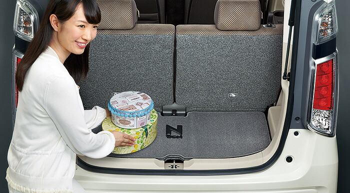 HONDA ホンダ NWGN N-WGN エヌワゴン ホンダ純正 カーゴマット カーペットタイプ ブラック 2016.6～次モデル 08P11-T6G-020