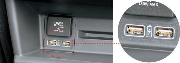 HONDA ホンダ 純正 NVAN N-VAN エヌバン USBチャージャー 2018.7～仕様変更 08U57-TXA-011 08U57-TXA-010