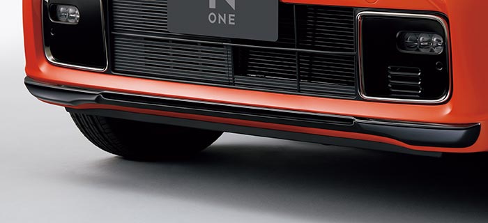 HONDA ホンダ 純正 エクステリアパッケージ 08Z01-T4G-B00D | honda純正 ホンダ純正 NONE N-ONE Nワン エヌワン JG3 JG4 ロア フロント ロアガーニッシュ フロント用 フューエルリッド ガーニッシュ 取り付け おすすめ 外装 車用品 カー用品 車 部品 パーツ ポイント消化｜SIMONS STORE