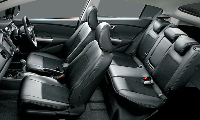 HONDA ホンダ INSIGHT インサイト ホンダ純正 シートカバー（フルタイプ）革調＋メッシュコンビ 2010.10～2011.9||｜SIMONS STORE