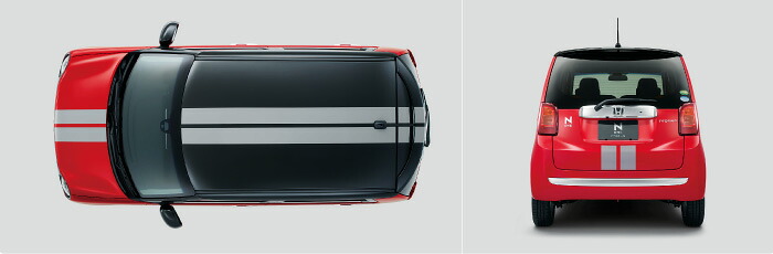 HONDA ホンダ NONE N-ONE エヌワン ホンダ純正 デカール センターストライプ（マットグレー） 2015.7～次モデル