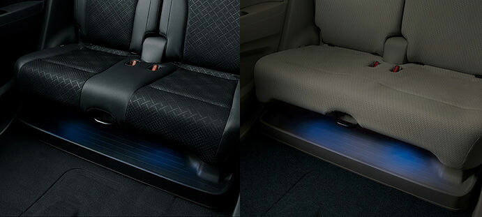 HONDA ホンダ NWGN N-WGN エヌワゴン ホンダ純正 リアシートアンダートレイイルミネーション /LEDブルー照明 2013.11~次モデル|SIMONS STORE
