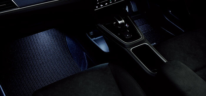 HONDA ホンダ SHUTTLE シャトル ホンダ純正 フットライト LEDホワイト照明（ドア開閉／スモールライト連動タイプ） 【 2015.5～次モデル】 | ライト 車 内装 室内 イルミネーション イルミ 後付け 照明 アクセサリー ポイント消化