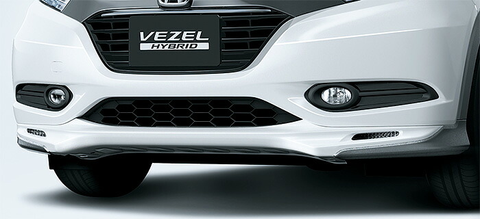 HONDA ホンダ VEZEL ヴェゼル ホンダ純正 エアロバンパー（フロント用／LEDアクセサリーライト付〈イグニション連動〉） 【 2014.4～次モデル】