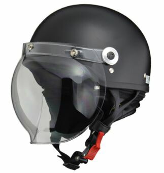 Lead リード工業 Cross Cr 760 ハーフヘルメット ハーフマットブラック バイク ハーフ ヘルメット ヘルメ バブルシールド シールド メンズ レディース 原付 かっこいい おしゃれ バイク用品 開閉 交換 リード ワンタッチ キャップ おすすめ Uvカット ポイント消化 割引価格