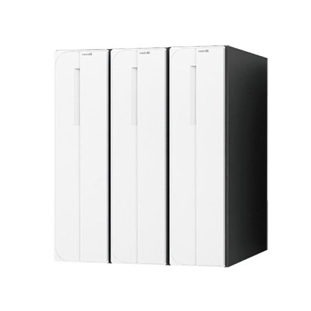 NASTA ナスタ ポスト D-ALL 3戸 可変ダイヤル錠 ホワイト 300&times;360&times;335.8 KS-MB3102PU-3-LKT-W | KS-MB3102PU シリーズ メール便 はがき DM パンフレット カタログ 回覧板 郵便受け 郵便ポスト 新聞受け 玄関ポスト メールボックス おしゃれ シンプル｜SIMONS STORE 28,672円