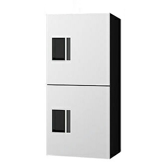 NASTA ナスタ 宅配ボックス プチ宅unit ボックス 本体 ホワイトxブラック KS-TL01R05A-W | KS-TL01R シリーズ 宅配ポスト 宅配BOX 宅配収納BOX 配達ボックス 配達BOX 宅配ロッカー 宅配便 不在受取 荷物受け 通販 宅配 収納 BOX 玄関 荷物 配達 安心 おしゃれ シンプル|SIMONS STORE
