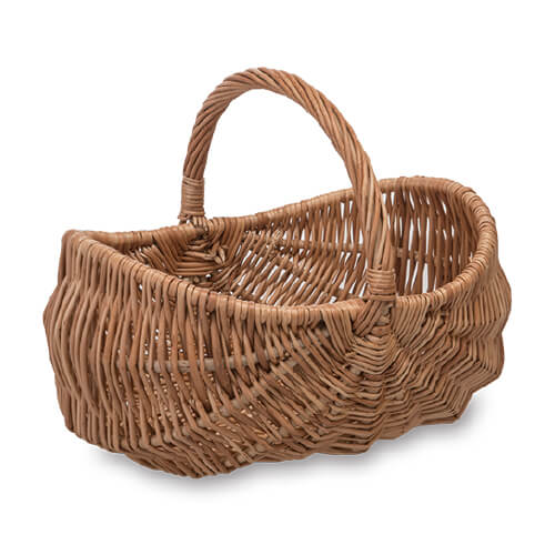 楽天市場】ポッシュリビング ウィッカーバスケット 10578 | かご