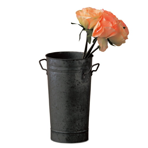 楽天市場】花桶 ブリキ ロングポット 花筒プランター アンティーク