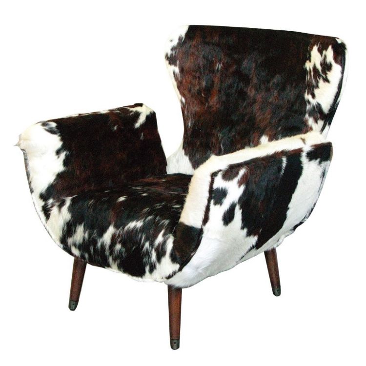 SPICE スパイス OX FUR CHAIR BROWN\u0026WHITE HAC202BR | 室内装飾 調度品 女性議長 お店 見目麗しい アンティーク感 長いす 店内 室内装飾