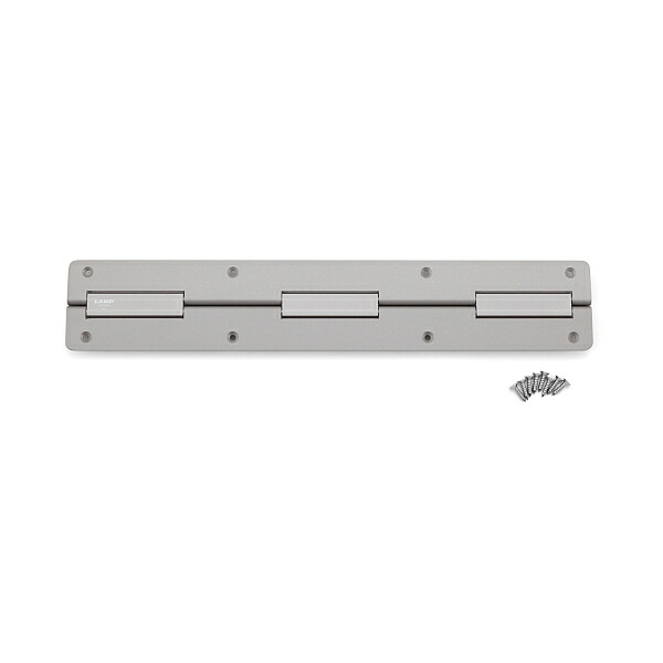 SUGATSUNE スガツネ工業 軽銀アロイ製ミシン長丁番 HG-MH型 PAT 170-012-587 HG-MH400S | LAMP 照明ランプ 組み立てる鉄器 調度品鉄器 建具 部分品 一部分 金具 鉄器 つがい目 丁番 ミシン長丁番 ダブル合わせ目 軽銀 180°食い違い 時刻表 調度品 分かりやすい