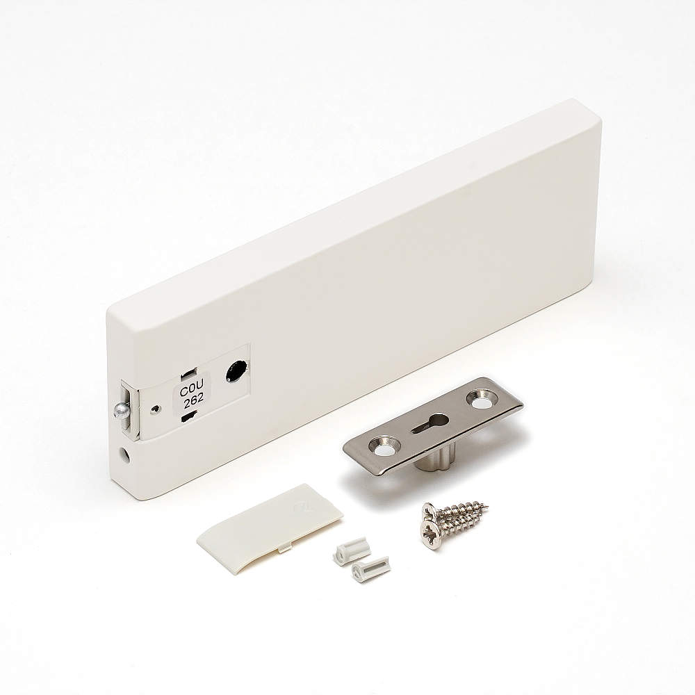 SUGATSUNE スガツネ工業 ワイヤーステー IT472型 PAT.P ホワイト 180-034-599 IT47230020AE-U262 | 建築金物 家具金物 部品 金具 金物 ラプコン ワイヤーステー セルフクローズ ソフトダウン 取付金具 扉金物 扉部品 収納家具 下開き扉
