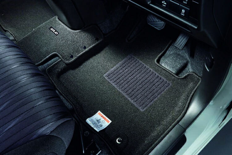 SUZUKI スズキ 純正 フロアマット（ジュータン）〈プレイン〉 フロント縁高タイプ BA6N 75901-81P20-PU3 | SOLIO ソリオ 車用品 カー用品 車 自動車 カーパーツ 内装部品 内装パーツ 内装 ドレスアップ 部品 装飾品 カスタム カスタマイズ マット 汚れ防止 キズ防止｜SIMONS STORE