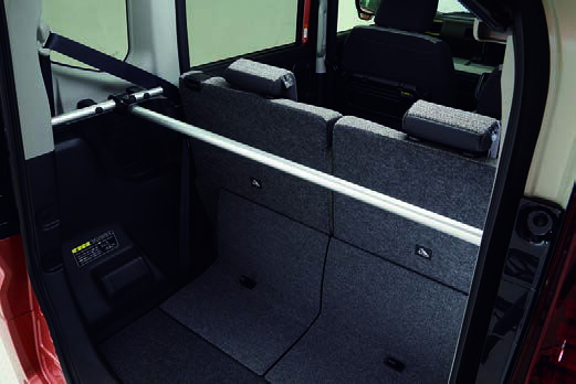 SUZUKI スズキ 純正 ラゲッジバー センター 1本 スライド機能付 BB74 99155-53U10 | SPACIA スペーシア 車用品 カー用品 車 自動車 カスタム カスタマイズ 交換 内装用品 内装パーツ 車内用品 インテリア ラゲッジ用品 荷室 荷崩れ防止 荷崩れ予防 積載 ハンガーパイプ|SIMONS STORE