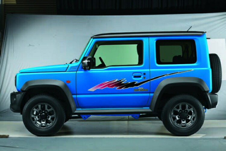 SUZUKI スズキ 純正 サイドデカール リバイバルA ABLE 99230-78R00-001 | JIMNY SIERRA ジムニーシエラ 車用品 カー用品 自動車 部品 パーツ アクセサリー 外装 カスタム ドレスアップ おしゃれ グレードアップ ボディ 車 DIY 転写シート デコレーション ステッカー シール｜SIMONS STORE 22,937円
