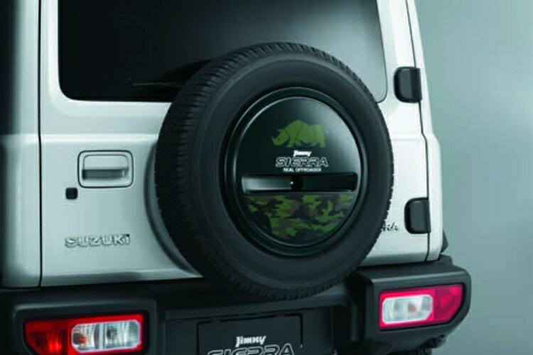 SUZUKI スズキ 純正 スペアタイヤハーフカバーデカール カモフラージュ ABLG 99230-78R10-004 | JIMNY SIERRA ジムニーシエラ 車用品 カー用品 車 自動車 部品 パーツ アクセサリー カスタム カスタマイズ ドレスアップ タイヤ用品 保管 タイヤカバー ハーフサイズ｜SIMONS STORE