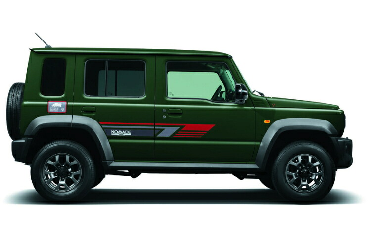 SUZUKI スズキ 純正 サイドデカール ノスタルジックライン ACAU 99230-80T00-001 | JIMNY NOMADE ジムニーノマド 車用品 カー用品 自動車 部品 パーツ アクセサリー 外装 カスタム ドレスアップ おしゃれ グレードアップ ボディ 車 DIY 転写シート デコレーション|SIMONS STORE