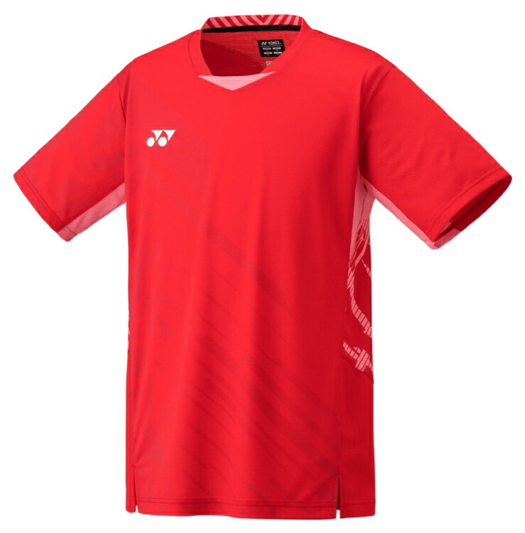 楽天市場】YONEX ヨネックス ユニゲームシャツ タンゴレッド XO 10622
