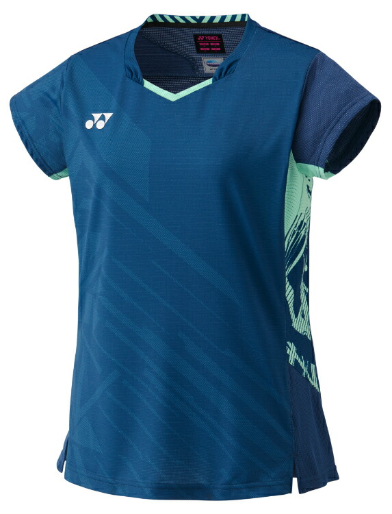 楽天市場】YONEX ヨネックス ウィメンズゲームシャツ ネイビー